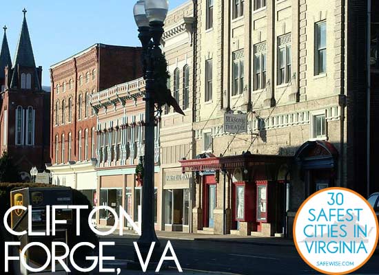 No. 27 CliftonForge safest city in Virginia